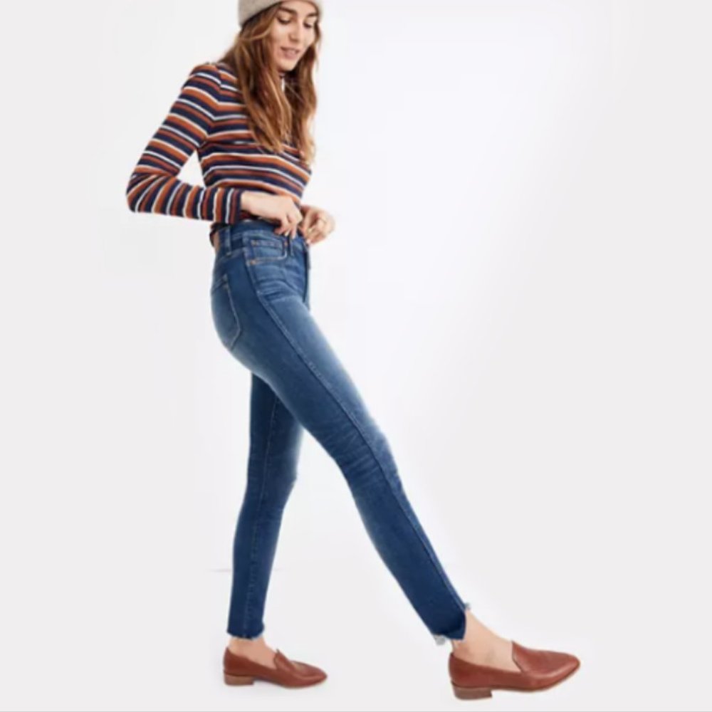Madewell High-Rise Skinny Jeans: Tulip Hem